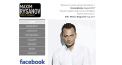 Desktop Screenshot of maximrysanov.com